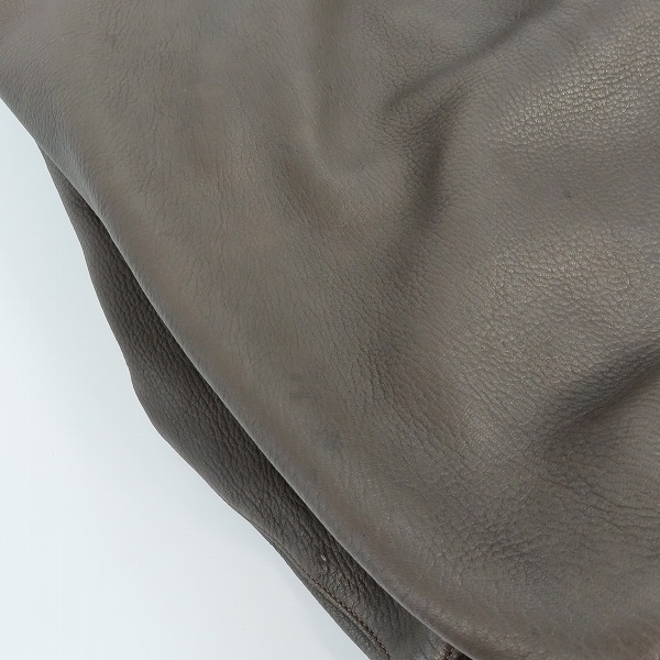 実際に弊社で買取させて頂いたTHE REAL McCOY'S/ザリアルマッコイズ ディアスキン/鹿革 A-2フライトジャケット 40の画像 7枚目