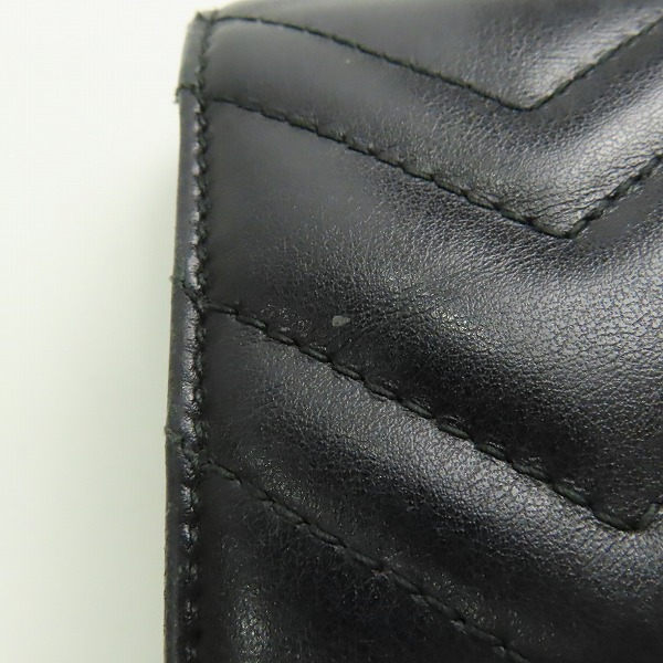 実際に弊社で買取させて頂いたGUCCI/グッチ GG MARMONT GG マーモント 長財布の画像 7枚目