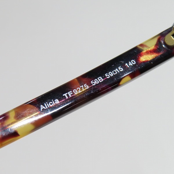実際に弊社で買取させて頂いたTOM FORD/トムフォード Alicia/アリシア サングラス TF9275 56B の画像 6枚目