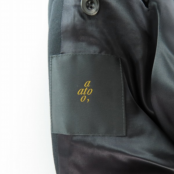 実際に弊社で買取させて頂いたato/アトウ WOOL TRENCH-COAT/ウールトレンチコート AM22C-C06/48の画像 3枚目