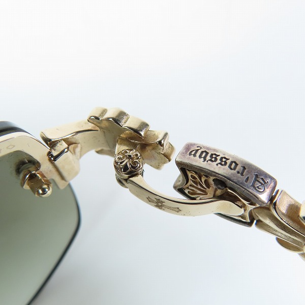 実際に弊社で買取させて頂いたA'rossvy/ロズヴィー 2019年 サイド シルバー 925 クロス モチーフ サングラス/アイウェア 209231816の画像 4枚目