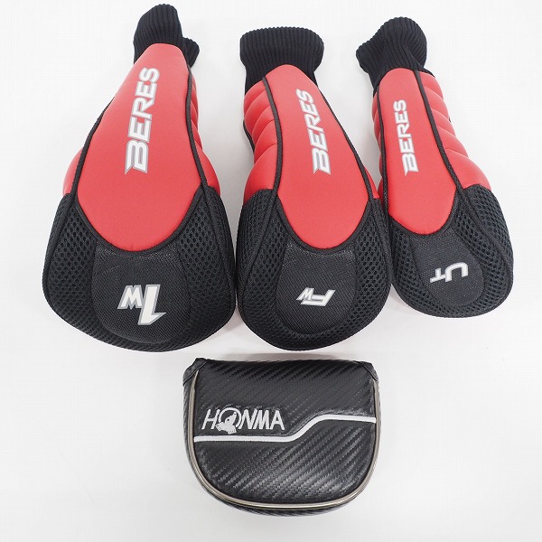 実際に弊社で買取させて頂いたHONMA/ホンマ BERES Jr/ベレス ジュニア 身長120cm～ ゴルフ7本セット キャディーバッグ付きの画像 6枚目