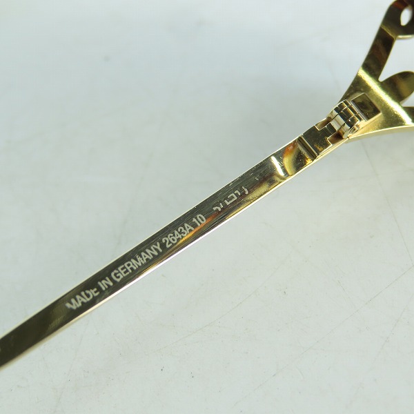 実際に弊社で買取させて頂いたChristian Dior/クリスチャンディオール 度入り サングラス/メガネフレーム 2643Aの画像 6枚目