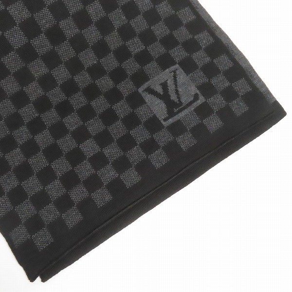 実際に弊社で買取させて頂いた【JPタグ】LOUIS VUITTON/ルイヴィトン ダミエ ウール マフラー 401910の画像 2枚目
