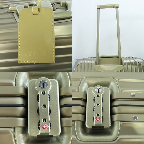実際に弊社で買取させて頂いたRIMOWA/リモワ TOPAS/トパーズ MW キャリーケース 923.73 4輪 85Lの画像 6枚目
