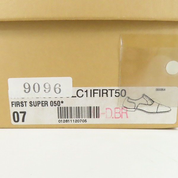 実際に弊社で買取させて頂いたSantoni/サントーニ ストレートチップレザーシューズ 9096/7の画像 8枚目