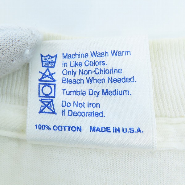 実際に弊社で買取させて頂いたMAGADETH× hard rock cafe/メガデス × ハードロックカフェ 1986 ヴィンテージ バンドTシャツ Mの画像 3枚目