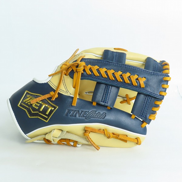 実際に弊社で買取させて頂いたZETT/ゼット FINECatch SMUカラー 軟式/オールラウンド グローブ BRGB35430Aの画像 1枚目