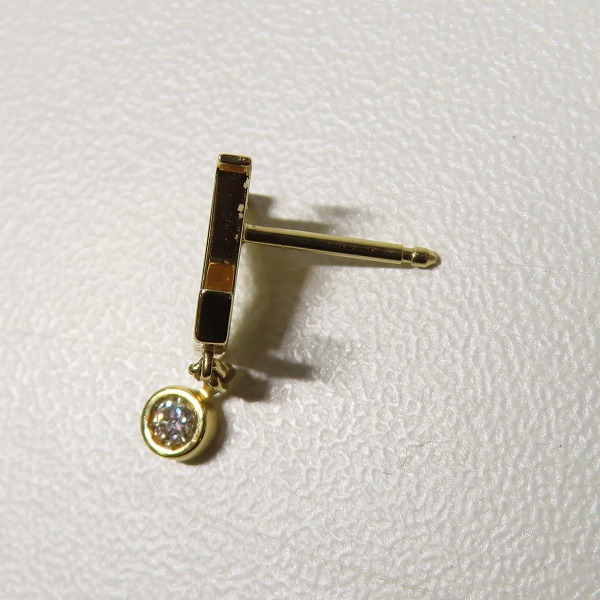 実際に弊社で買取させて頂いたLOUIS VUITTON/ルイヴィトン AU750/K18YG イディール ブロッサム ダイヤモンド ピアス  Q96495 の画像 5枚目