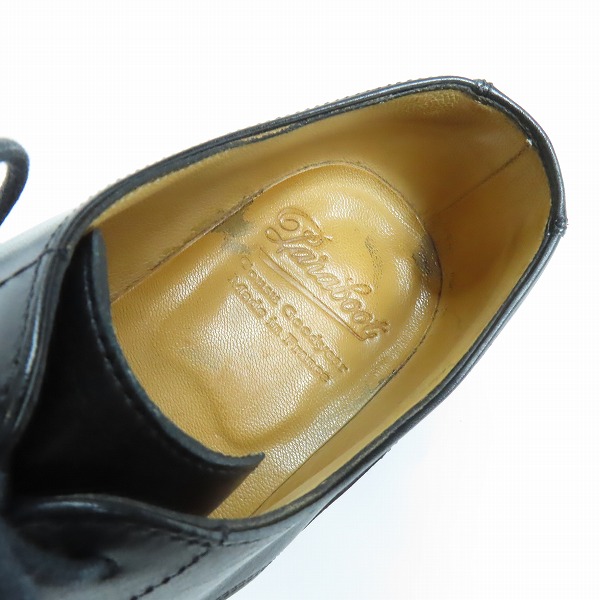 実際に弊社で買取させて頂いたPARABOOT/パラブーツ CHAMBORD/シャンボード Uチップ レザーシューズ 52922 5.5Fの画像 4枚目