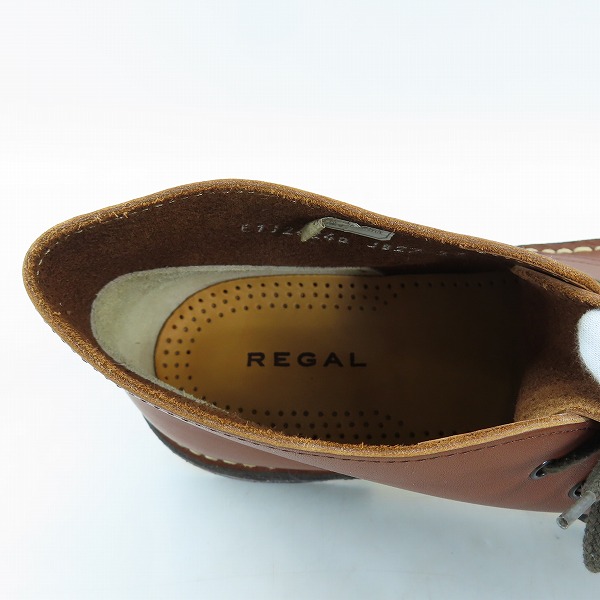 実際に弊社で買取させて頂いたREGAL/リーガル レザー チャッカブーツ JB27/27の画像 4枚目