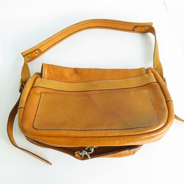 実際に弊社で買取させて頂いたHERZ/ヘルツ 総かぶせのメッセンジャーバッグ CM-141の画像 2枚目