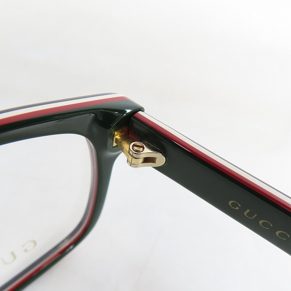 実際に弊社で買取させて頂いたGUCCI/グッチ メガネフレーム アイウェア GG0272O-006の画像 4枚目