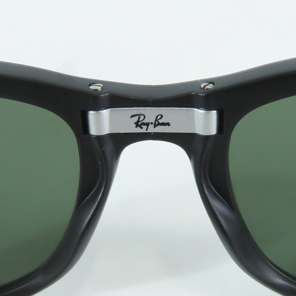 実際に弊社で買取させて頂いたRay-Ban/レイバン FOLDING WAYFARER/ウェイファーラー 折り畳み サングラス/アイウェア ブラック RB4105 601-Sの画像 3枚目
