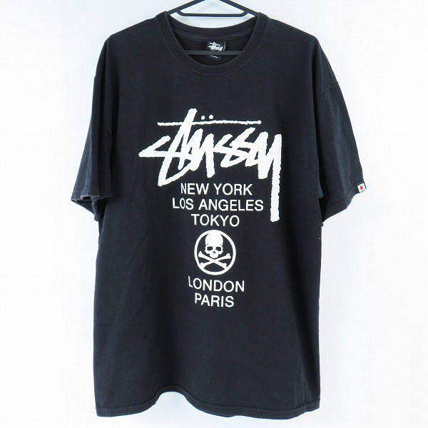 実際に弊社で買取させて頂いたmastermind JAPAN×STUSSY/マスターマインドジャパン×ステューシー 半袖Tシャツ L