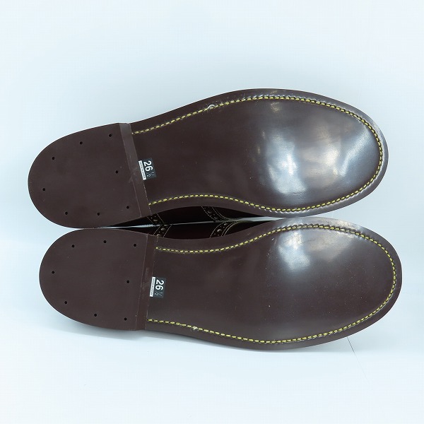 実際に弊社で買取させて頂いたGLADHAND×REGAL/グラッドハンド×リーガル サドルシューズ 606S DBR/26.5の画像 2枚目