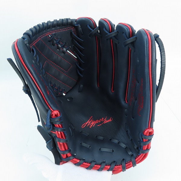 実際に弊社で買取させて頂いたRawlings/ローリングス HYPER TECH/ハイパーテック 軟式/投手/ピッチャー/右投げ用 グローブ/グラブ GR4HTCA15Wの画像 4枚目