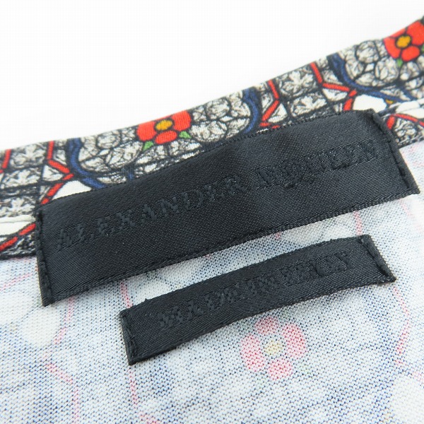 実際に弊社で買取させて頂いたAlexander McQueen/アレキサンダーマックイーン スカル/総柄 Tシャツ/Sの画像 2枚目