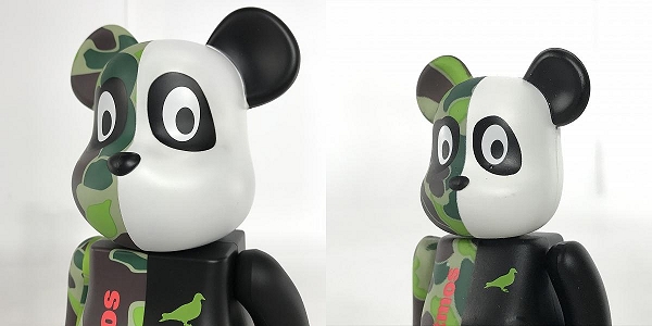 実際に弊社で買取させて頂いたMEDICOM TOY/メディコムトイ WIND AND SEA×atmos×BE@RBRICK/ウィンダンシー×アトモス×ベアブリック 100%&400%の画像 5枚目