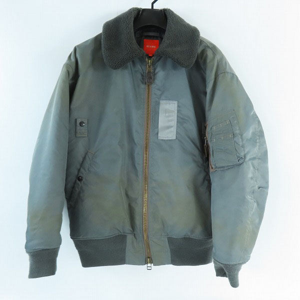 実際に弊社で買取させて頂いたBEAMS/ビームス ビッグフェードミリタリーブルゾン ヴィンテージ加工 11-18-0013-139/S