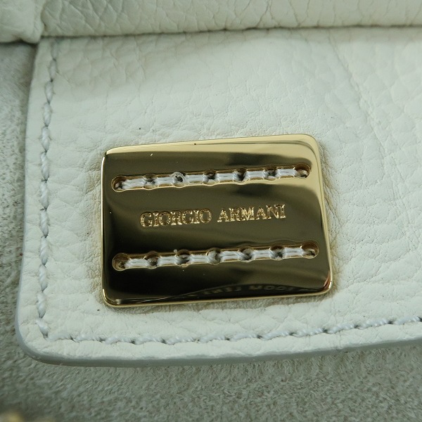 実際に弊社で買取させて頂いたGIORGIO ARMANI/ジョルジオアルマーニ ハンドバッグの画像 5枚目