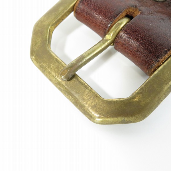 実際に弊社で買取させて頂いたHollywood Trading Company /HTC/エイチティーシー レザーベルト/34 の画像 8枚目