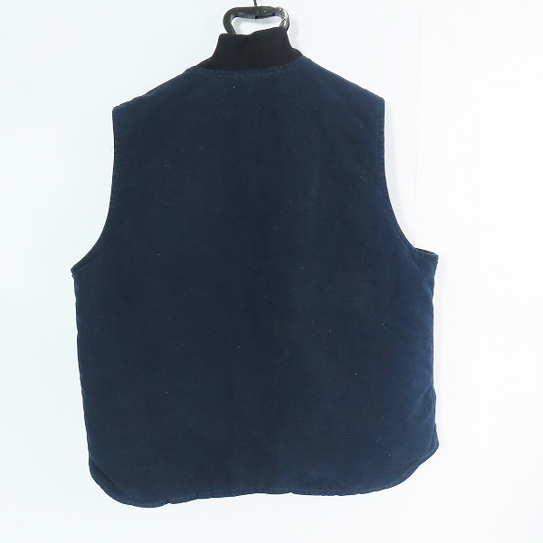 実際に弊社で買取させて頂いたCARHARTT/カーハート 中綿 ワークベスト ネイビー  XLの画像 1枚目