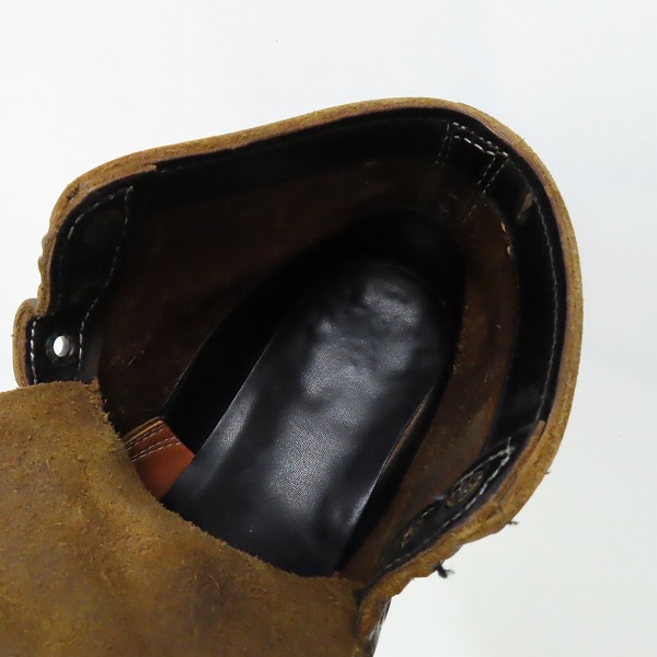 実際に弊社で買取させて頂いたWHITE’S BOOTS/ホワイツブーツ セミドレス ブーツ vibram QUABAUG/9Eの画像 4枚目