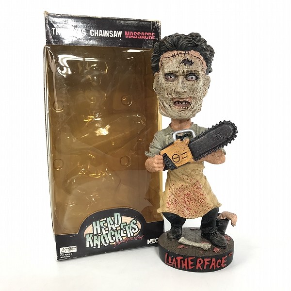 実際に弊社で買取させて頂いたNECA/ネカ HEAD KNOCKERS 悪魔のいけにえ レザーフェイス フィギュア