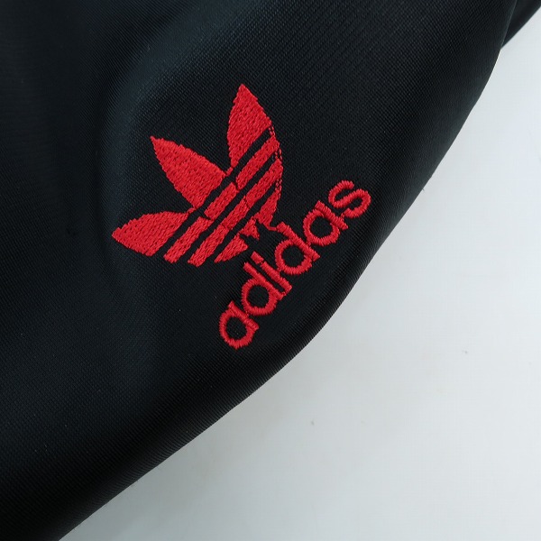 実際に弊社で買取させて頂いたadidas/アディダス 80s~90s ヴィンテージ 銀タグ トラックジャケット ブラックの画像 8枚目