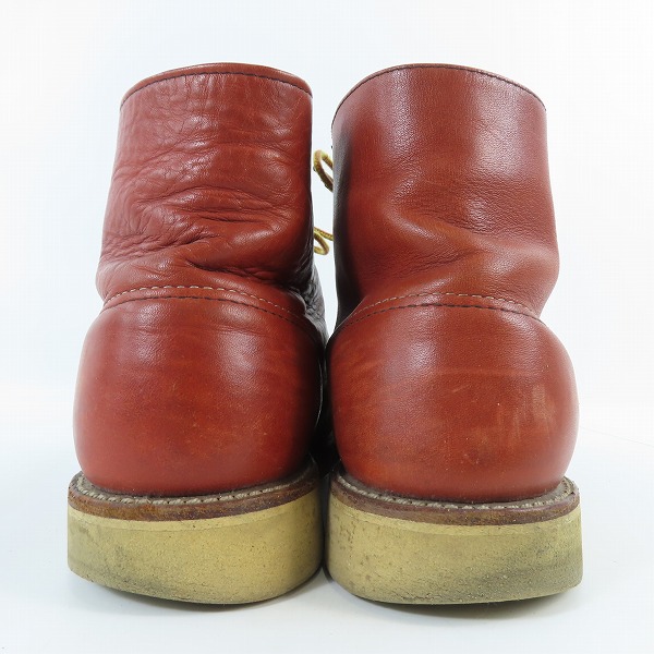 実際に弊社で買取させて頂いたRED WING/レッドウィング ブーツ レッドブラウン系 8166/8.5Dの画像 1枚目