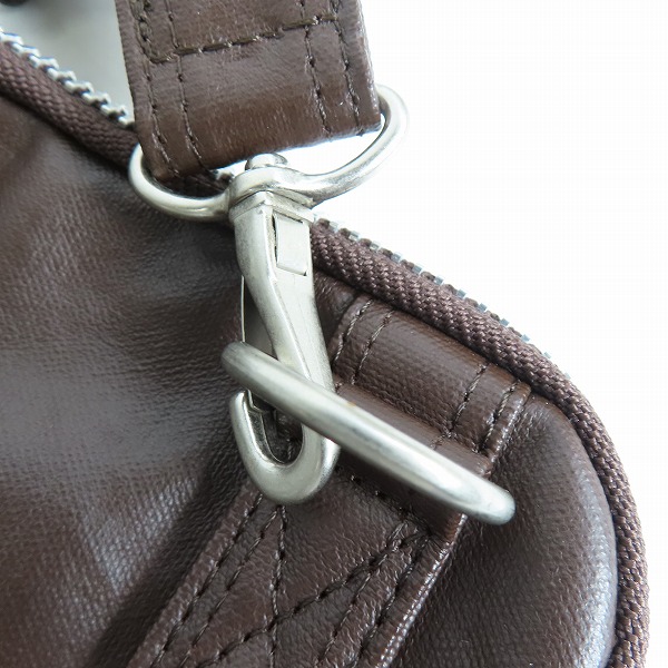 実際に弊社で買取させて頂いたPORTER/ポーター フリースタイル ポシェット ショルダーバッグ 707-07146 ダークブラウンの画像 7枚目