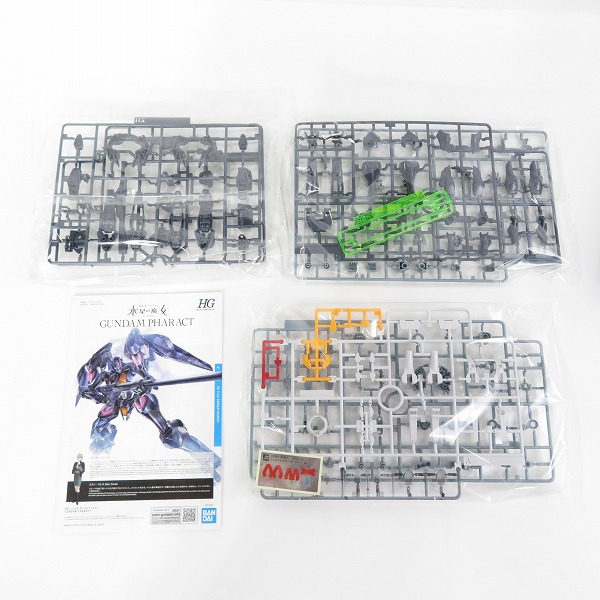 実際に弊社で買取させて頂いた【未組立】BANDAI/バンダイ HG 1/144 機動戦士ガンダム水星の魔女 ザウォート/ベギルペンデ/ガンダムファラクト 3点セットの画像 2枚目