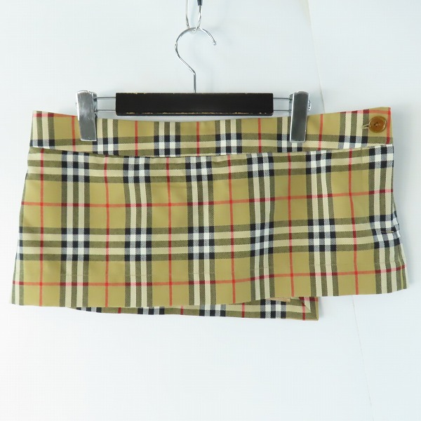 実際に弊社で買取させて頂いたBURBERRY×Vivienne Westwood/バーバリー×ヴィヴィアンウエストウッド チェック柄 ミニスカート 8010768/M