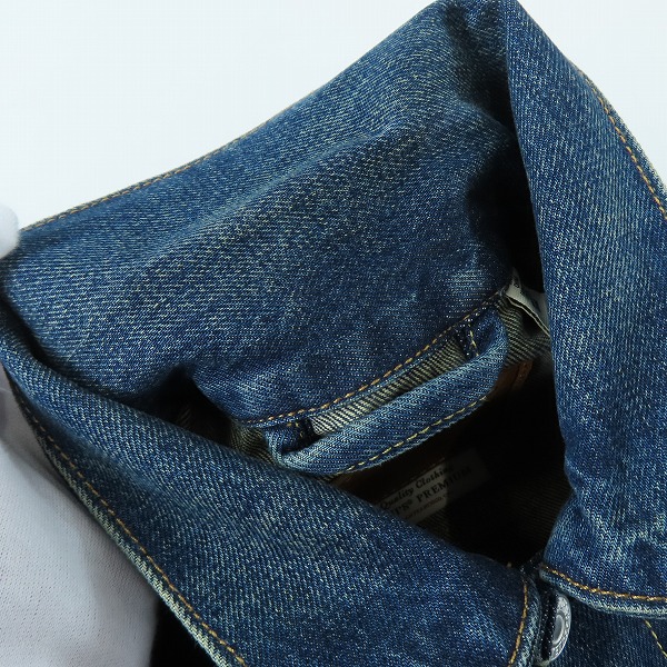 実際に弊社で買取させて頂いたLevi's PREMIUM/リーバイスプレミアム EDIFICE 別注 24SS Type 1 トラッカージャケット デニムジャケット A9516-0000/Sの画像 5枚目