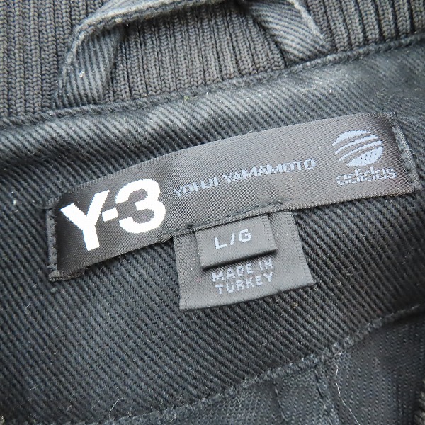 実際に弊社で買取させて頂いたY-3/ワイスリー Yohji Yamamoto×adidas/ヨウジヤマモト×アディダス ジャケット A2K001/Lの画像 2枚目