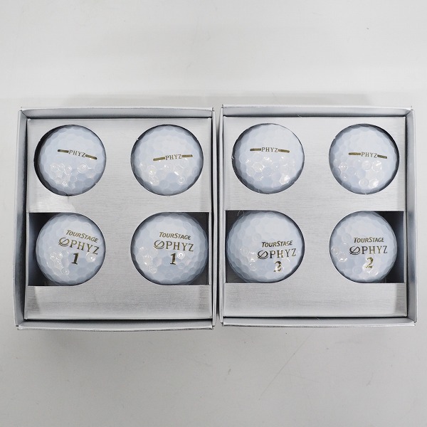 実際に弊社で買取させて頂いた【未使用】BRIDGESTONE/ブリヂストン TOUR STAGE/ツアーステージ PHYZ ゴルフボール ホワイト 計 8個
