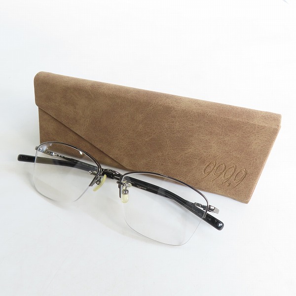 実際に弊社で買取させて頂いた999.9/フォーナインズ メガネフレーム アイウェア O-16Tの画像 9枚目