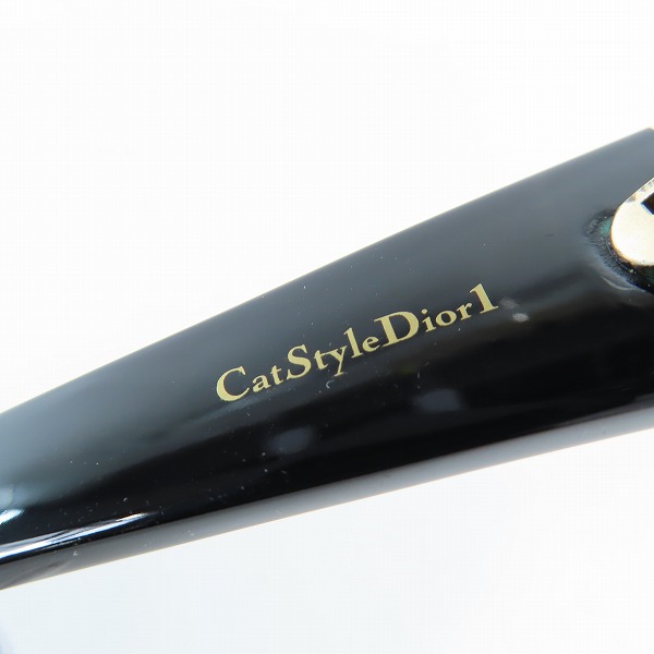 実際に弊社で買取させて頂いたChristianDior/クリスチャンディオール Cat Style Dior1 アイウエア/サングラス 1ED2Kの画像 6枚目