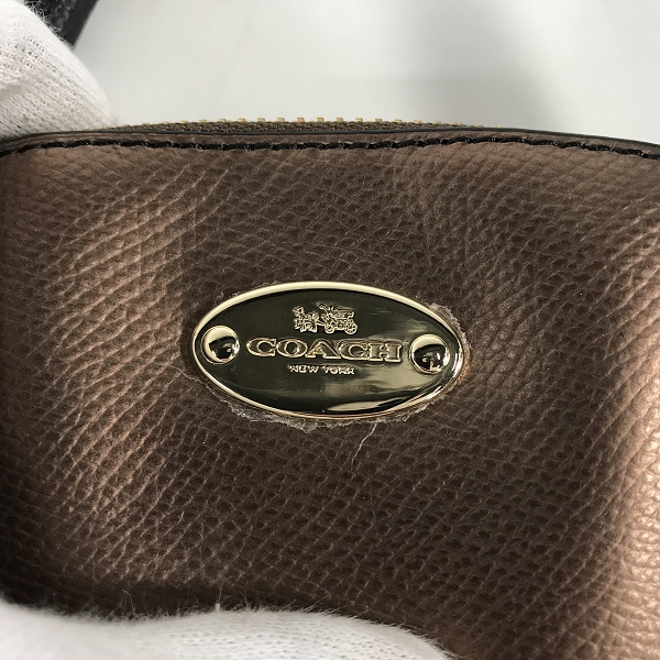 実際に弊社で買取させて頂いたCOACH/コーチ バイカラー ミニドーム バッグの画像 4枚目