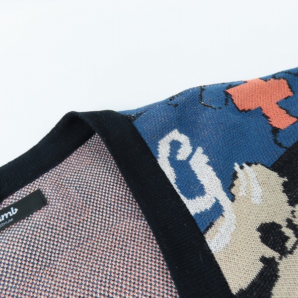 実際に弊社で買取させて頂いたglamb/グラム Initial Border Cardigan/イニシャルボーダーカーディガン GB0124/KNT03/Mの画像 5枚目