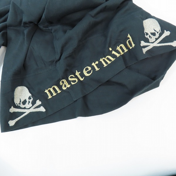 実際に弊社で買取させて頂いたmastermind JAPAN/マスターマインドジャパン ラメスカル刺繍半袖Tシャツ MC2-TS50-035/Mの画像 6枚目