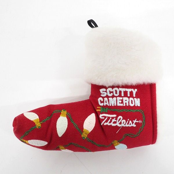 実際に弊社で買取させて頂いたSCOTTY CAMERON/スコッティキャメロン Titleist HAPPY HOLIDAY 2006 ハッピーホリデイ パター用ヘッドカバー