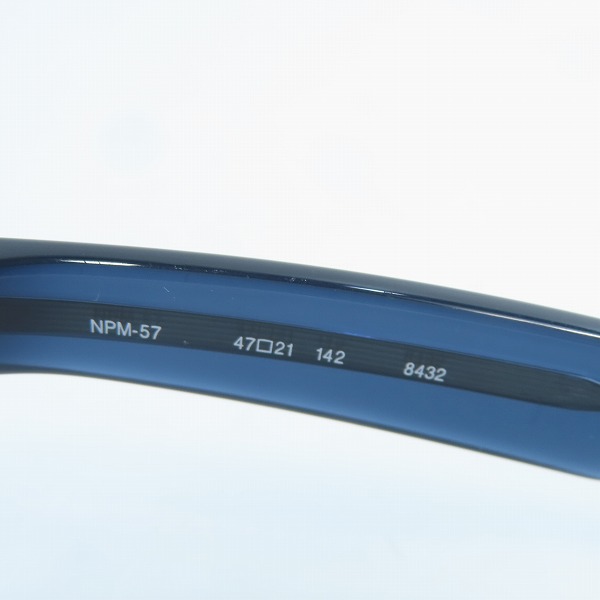 実際に弊社で買取させて頂いた999.9/フォーナインズ 跳ね上げ アイウェア/メガネフレーム NPM-57の画像 5枚目