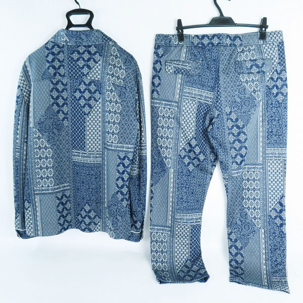 実際に弊社で買取させて頂いたETRO/エトロ バンダナ柄 3Bテーラードジャケット/スラックスパンツ セットアップ/52の画像 1枚目