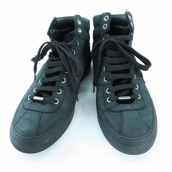 実際に弊社で買取させて頂いたJIMMY CHOO/ジミーチュウ スタースタッズ ハイカットスニーカー ブラック/42