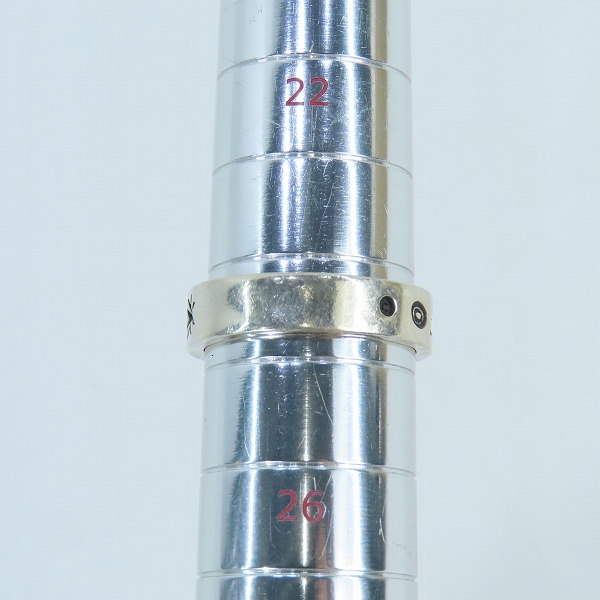 実際に弊社で買取させて頂いた【ギャラ付】Gabor/ガボール フラットバーリング シルバー SV925 24.5号の画像 5枚目