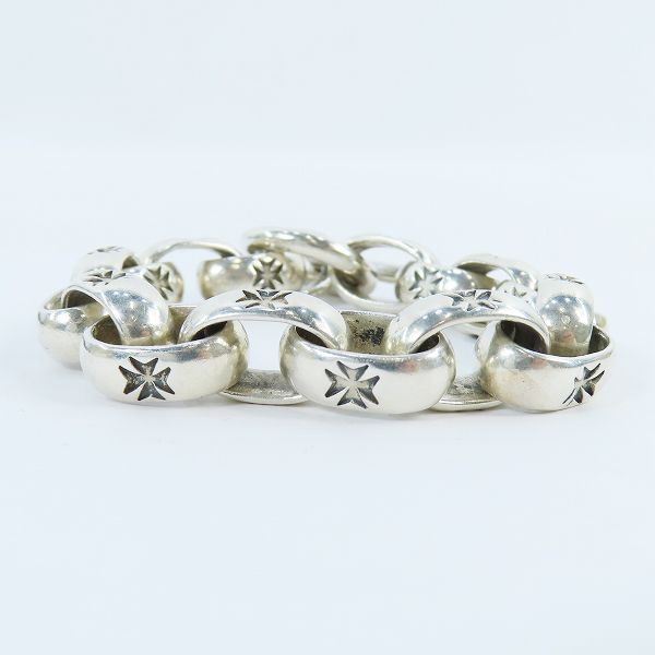 実際に弊社で買取させて頂いた【ギャラ付き】Gabor/ガボール ALL H.W.O リンク ブレスレットの画像 1枚目