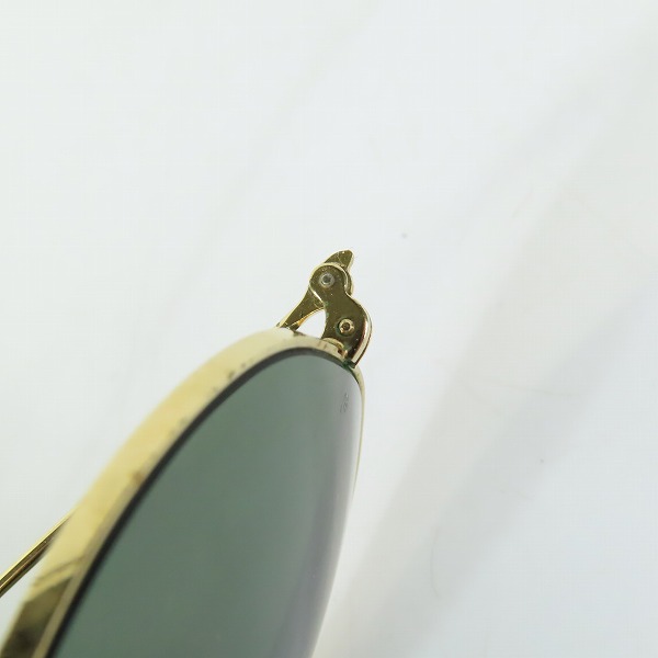 実際に弊社で買取させて頂いたRay-Ban/レイバン B&L/ボシュロム社製 ティアドロップ型 アイウェア/サングラス ゴールドの画像 8枚目