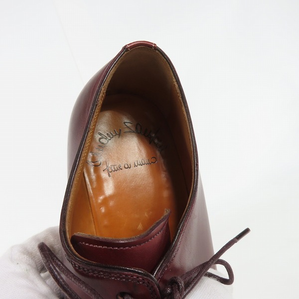 実際に弊社で買取させて頂いたSantoni/サントーニ セミスクエアトゥ レースアップシューズ 5527/7.5の画像 4枚目